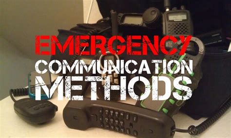 Emergency Communications 101 Survival Sullivan