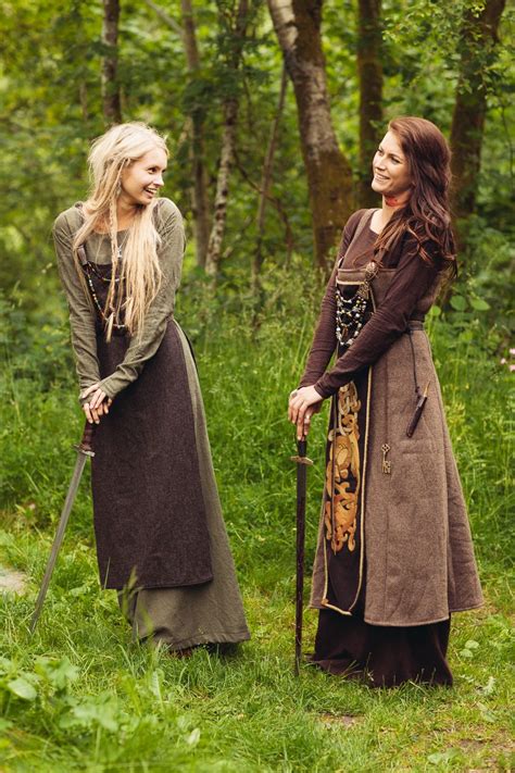 Viking Dresses Viking Dress Viking Woman Medieval