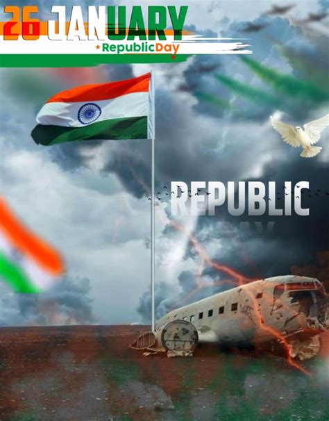 🔥 26 January Republic Day With Indian Flags Editing Hd Background