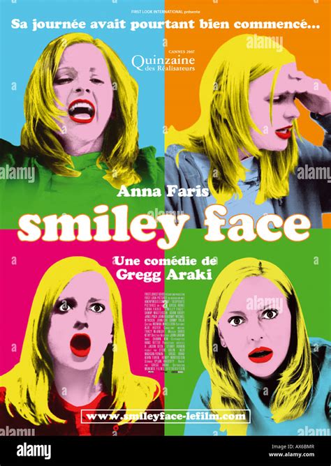 Smiley face year 2008 Director Gregg Araki Movie poster fr Stock Photo - Alamy