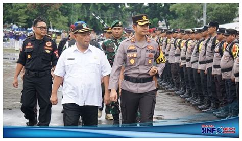 Apel Pergeseran Pasukan Dalam Rangka Pengamanan TPS Pemilu 2024 Sinfo