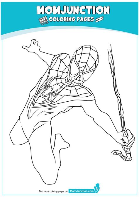 Miles Morales Printable Coloring Pages