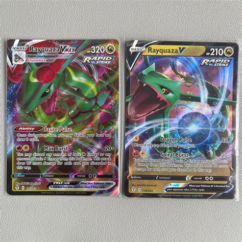 Set Of Rayquaza Vmax Ultra Rare Sword Shield