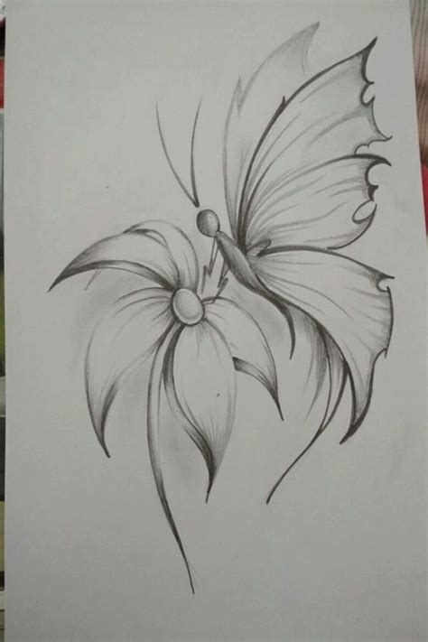 Pencil Drawing Ideas For Beginners Flowers