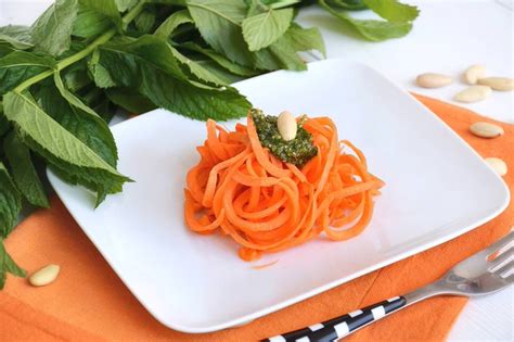 Spaghetti Di Carote Alla Menta Ricetta Di Misya