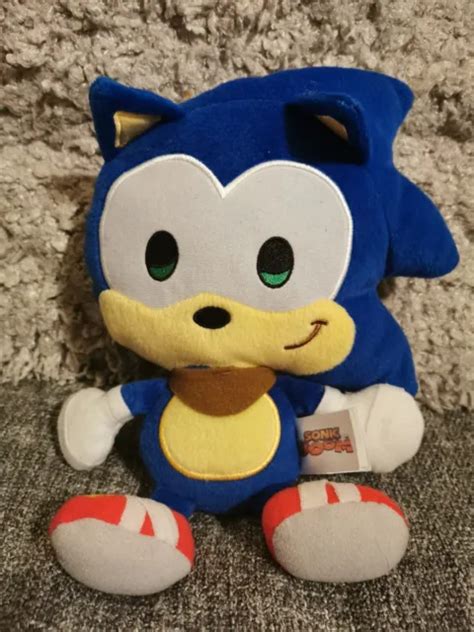 Sonic Boom 8 Inch Sonic The Hedgehog Emoji Plush Toy Tomy 2017 Sega £