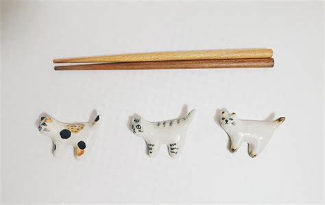 Thai Cat Ceramics Chopstick Holder 設計館 Vilandesign 其他 Pinkoi