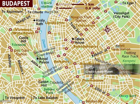 Map Of Budapest High Res Vector Graphic Getty Images