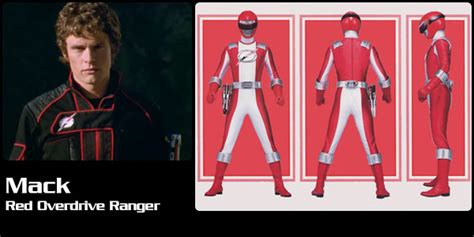 Mackenzie "Mack" Hartford, Red Overdrive Ranger - Power Rangers ...