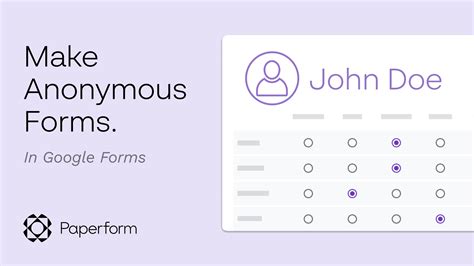 How To Create Anonymous Surveys With Google Forms