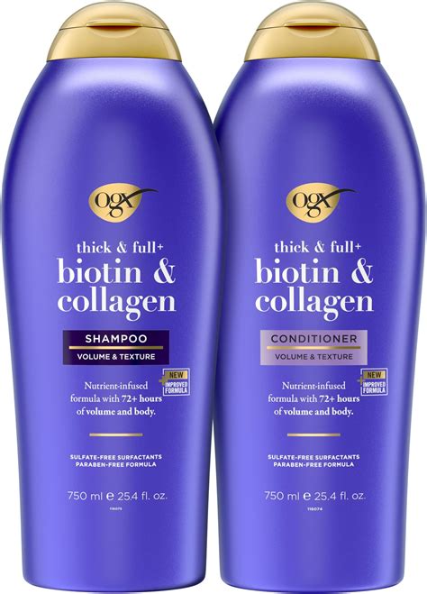 New York Biology Biotin Shampoo And Conditioner Set For Hair Growth With Tea Tree