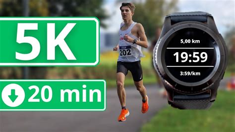 Voorbeeld 5km Sub 20 Minuten Hardlopen YouTube