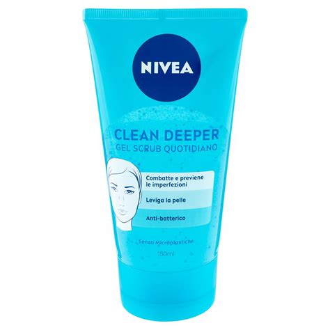 Nivea Young Gel Scrub Quotidiano Clean Deeper 150 Ml Pelli Grasseestratto Di Magnolia E Acido