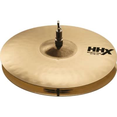 Sabian 14 HHX Medium Hi Hat Cymbals Pair Reverb