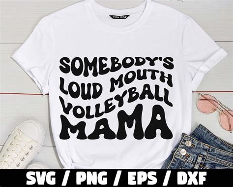 Volleyball Svg Bundle Volleyball Svg Volleyball Mom Svg Bundle Somebodys Loud Mouth