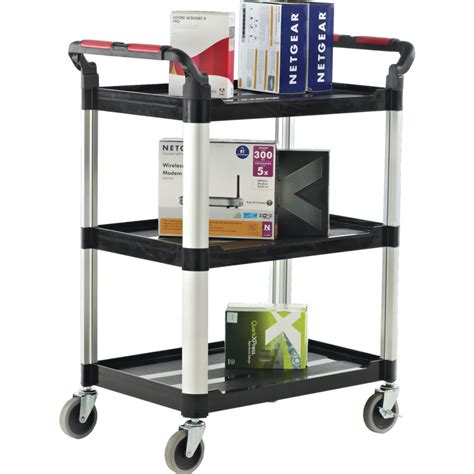 Proplaz Service Trolley Kg Rated Load Braked Swivel Castors Mm