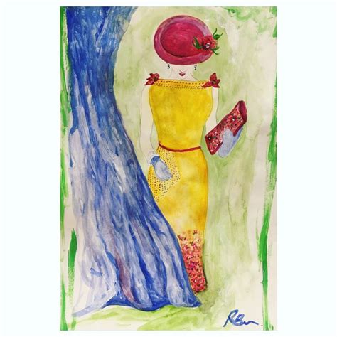 Colorful Watercolor Painting for Framing