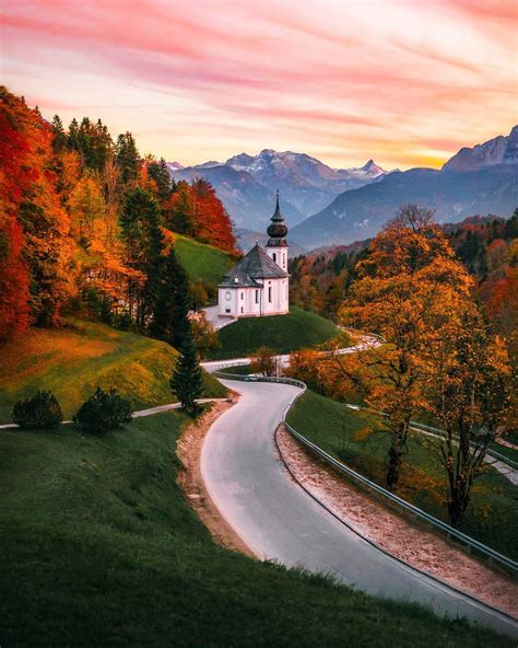 Spectacular Autumn Sunset In Germany Rmostbeautiful