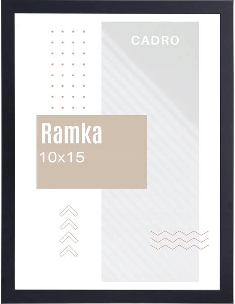 Ramka Tradycyjna Cadro X Ramki X Czarna Ze Stopk Mdf A Ceny