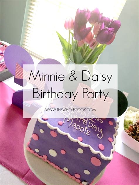 Minnie & Daisy Birthday Party - The Whole Cook