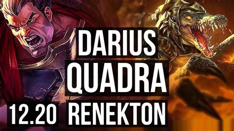 DARIUS Vs RENEKTON TOP Quadra 2 6M Mastery 1600 Games Legendary