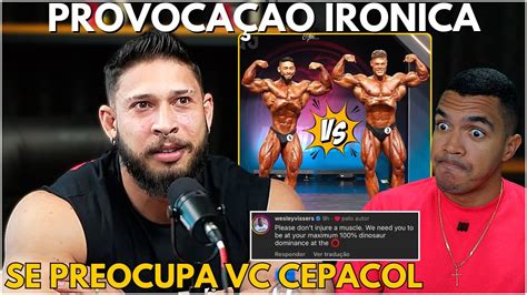 RAMON RESPONDE IRONIA DO WESLEY CEPACOL E MANDA ELE TOMAR CUIDADO NO