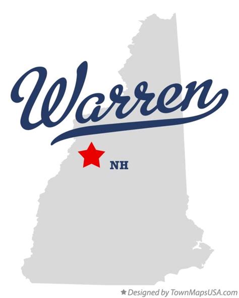 Map of Warren, NH, New Hampshire