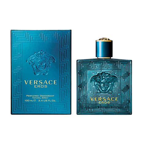 Versace Eros Perfumed Deodorant Natural Spray For Men 3 4 Oz