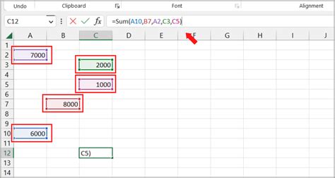 Total Of Random Cells In Excel 4 Methods To Calculate