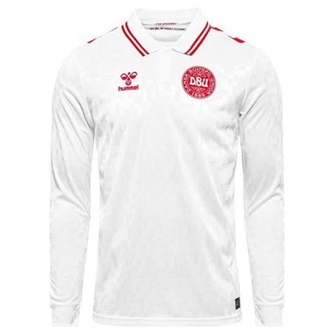 Denemarken Uitshirt EURO 2024 Lange Mouwen Unisportstore Nl