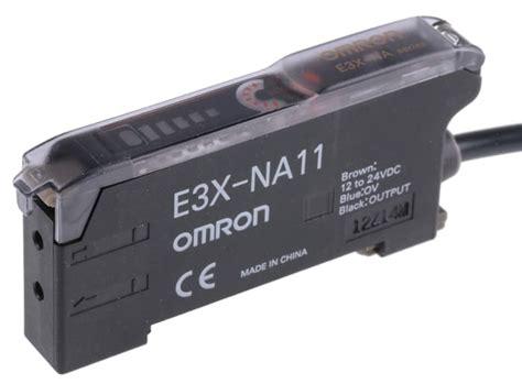 E3X NA11 2M Omron Omron Fibre Optic Sensor NPN Output IP50 12 24