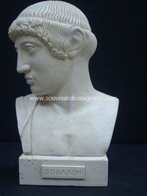 Apollo Greek Plaster Bust Statue Greek Busts Sculptures Greek