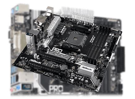 Placa Mãe ASRock AB350M Pro4 Chipset B350 AMD AM4 mATX DDR4