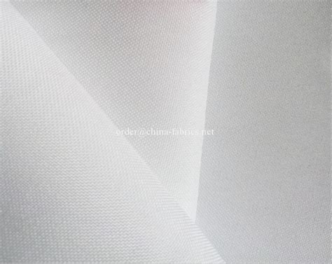 Polyester Spun Yarn Fabric White Color For Bed Sheet