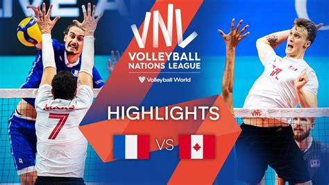 FRA Vs CAN Highlights Week 1 Men S VNL 2022 VCP Volleyball