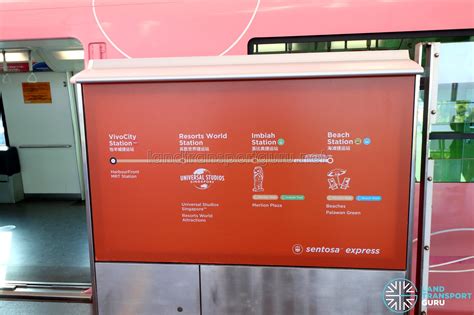 sentosa express  map land transport guru