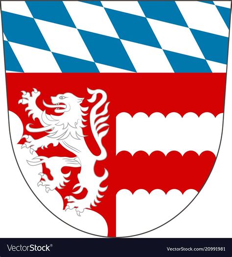 Coat Of Arms Of Dingolfing Landau In Bavaria Vector Image Web Design