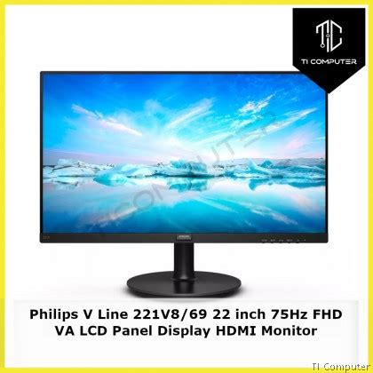 Philips V Line 221V8 69 22 Inch 75Hz FHD VA LCD Panel Display HDMI Monitor