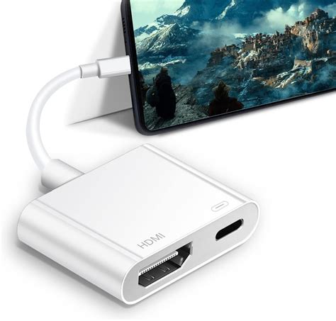 MFi Certified Lighting To HDMI Adapter For IPhone Digital AV Audio