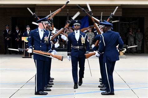 Usaf Honor Guard Drill Team Builds New Routine Bonds