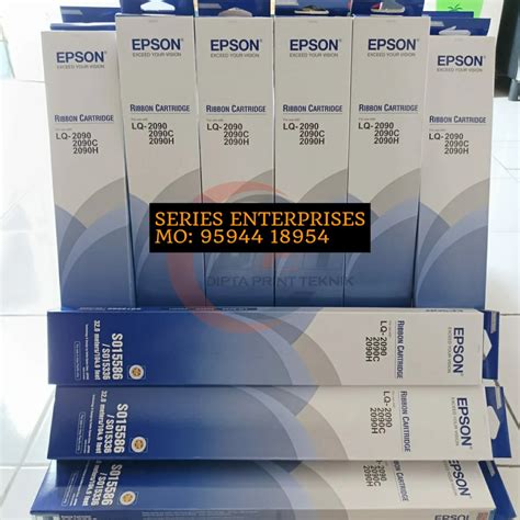 Epson Lq 2090 Black Ribbon Cartridge For Epson Dotmatrix Printers