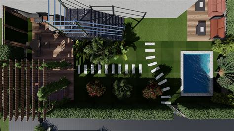 house garden landscape design :: Behance