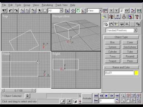 3D STUDIO MAX BASIC TUTORIALS Reset Pivot YouTube