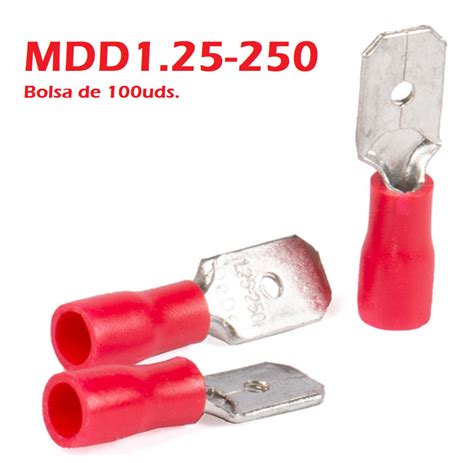 Terminal Macho Preaislado Rojo De 0 5 1 5MM2 MDD1 25 250 Tekne Bolivia