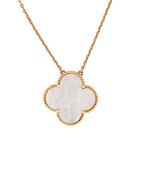 Van Cleef Arpels Magic Alhambra Pendant Necklace K Yellow Gold