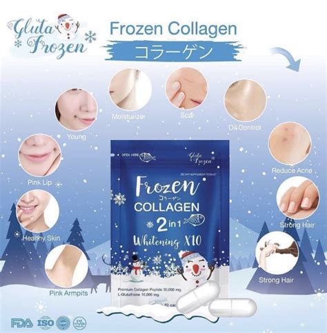 Frozen Collagen 2 In 1 Whitening Capsules Health Nutrition Health