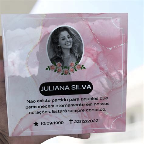 Placa Para Lapide De Cemiterio Jazigo Tumulo Cova Elo