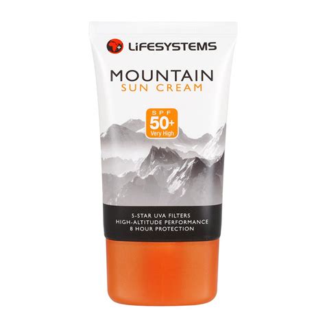 Lifesystems Mountain Factor 50 Sun Cream Purple Turtle