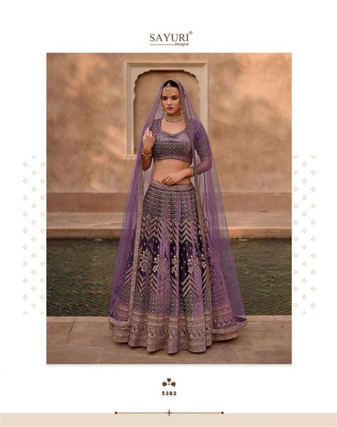 HERITAGE BRIDAL BY SAYURI 5382 TO 5384 SERIES HEAVY VISCOSE SILK LEHENGAS