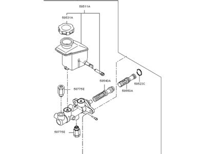 Kia Rio Brake Master Cylinder Low Price At Kiapartsnow